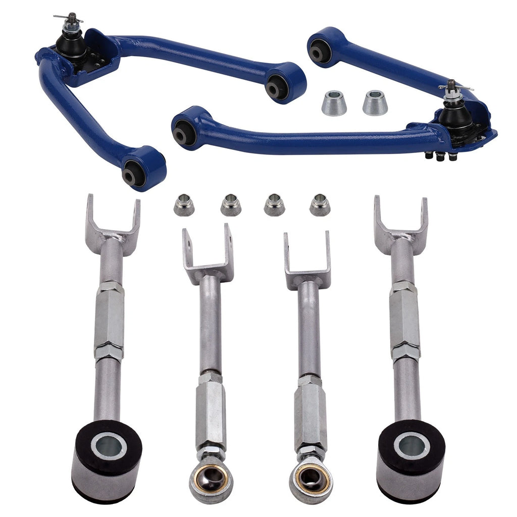 6pcs Alignment Kit for Nissan 350Z Infiniti G35 (2003–2009) Camber Arms