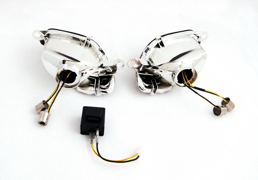 Set of 2 Smoke Front Turn Signals for Suzuki Hayabusa 1300 (1999–2007)