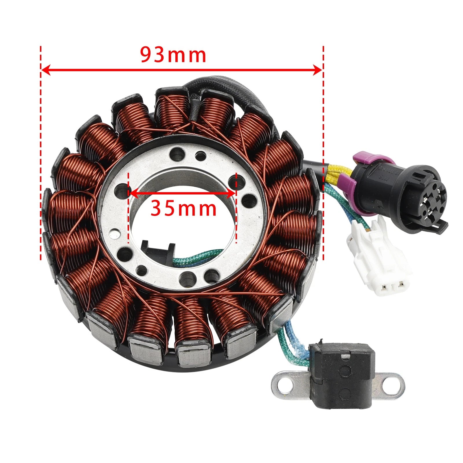 93mm Magnetic Motor Magneto Stator for Linhai 400 ATV (2000–2023)