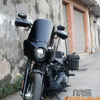 Headlight Fairing Windshield w/ Extension Blocks for Harley Dyna FXDB (2006-2017)