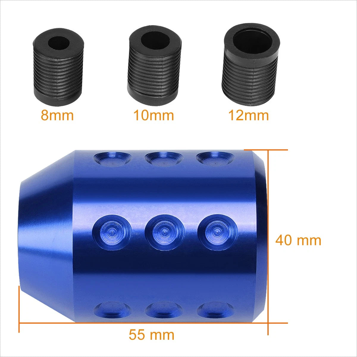 J2 6-Speed Manual Shift Knob with Adapters for Universal Fit (2010–2023)