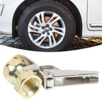 Hose Barb Tire Inflator Valve Connector for Easy Inflation (14 Inch)