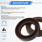 2X Oil Seal Rotary Shaft Seal FKM Rubber 45x72x12mm  