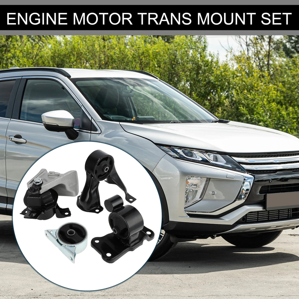 Engine Motor Trans Mount Set for Mitsubishi Lancer Ralliart 2.4L (2004–2006)