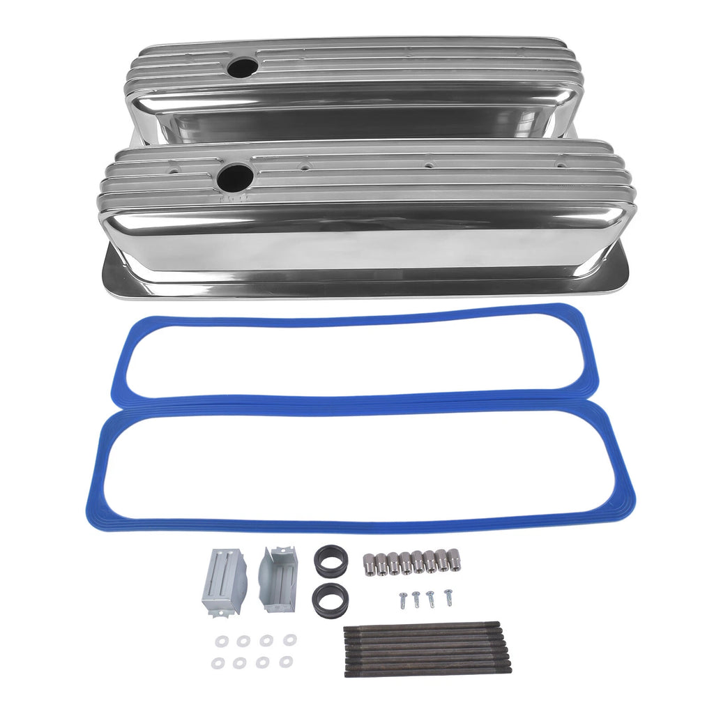 Aluminum Finned Valve Covers for Chevy SBC (450)