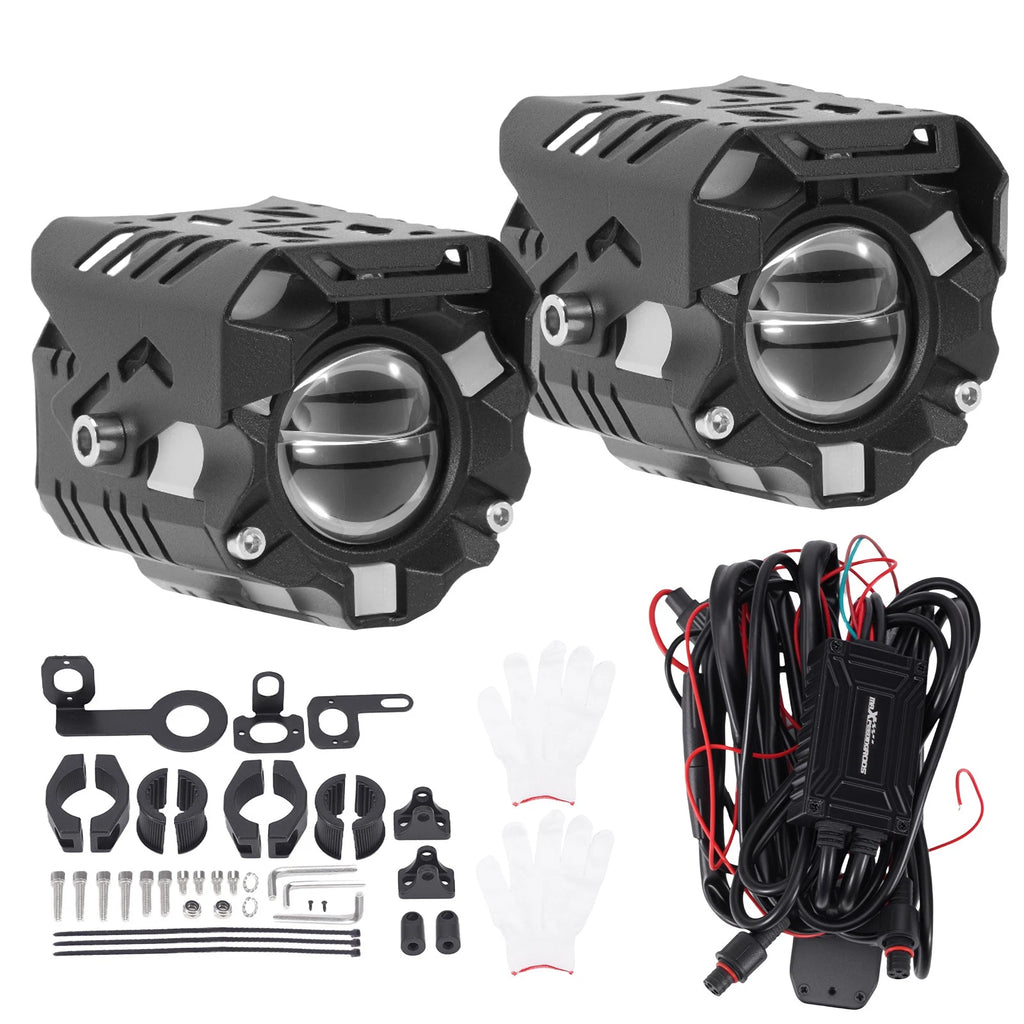 80W LED Auxiliary Light for Motorcycle Pickup SUV ATV UTV (12V)