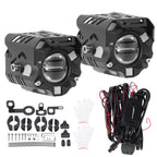 80W LED Auxiliary Light for Motorcycle Pickup SUV ATV UTV (12V)
