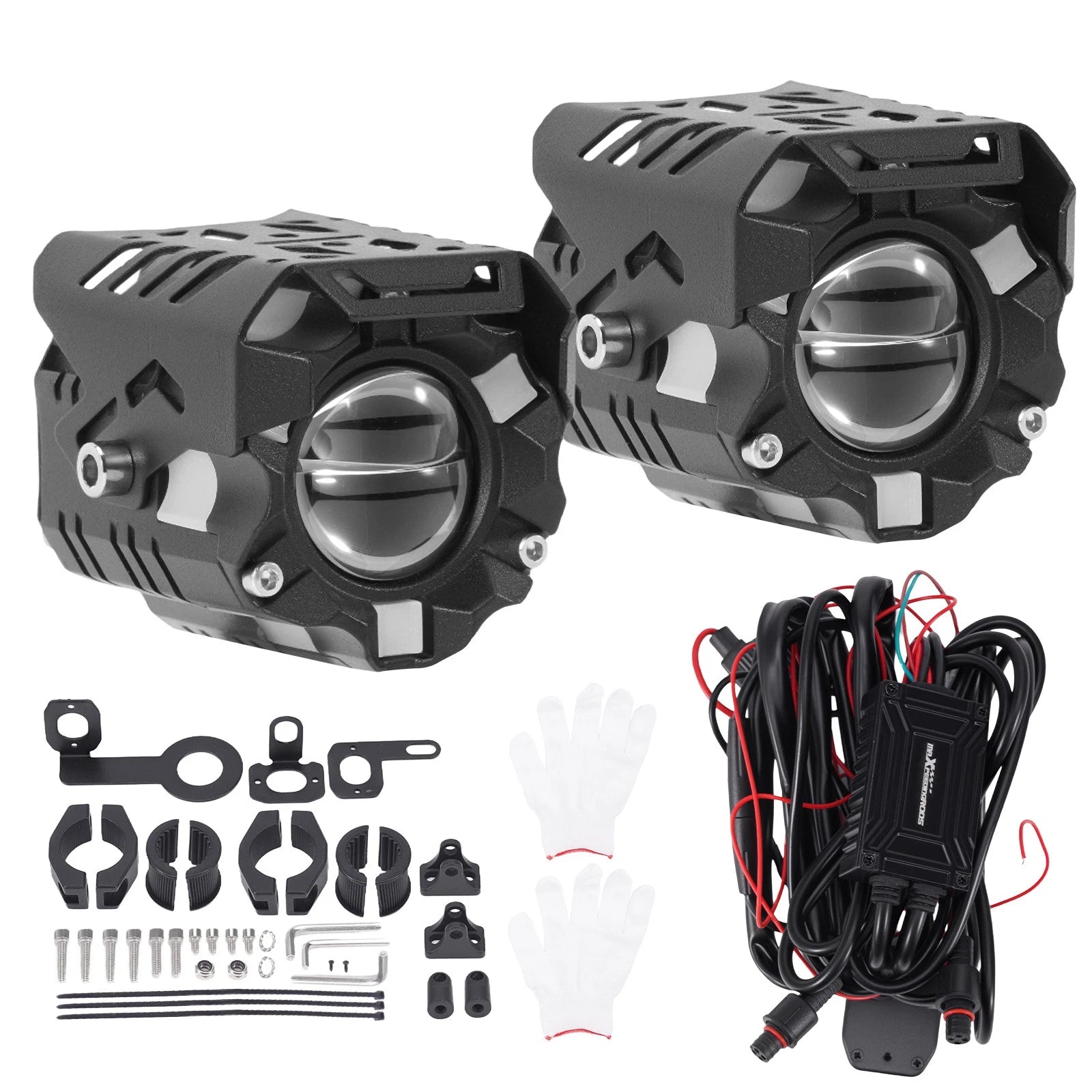 80W LED Auxiliary Light for Motorcycle Pickup SUV ATV UTV (12V)
