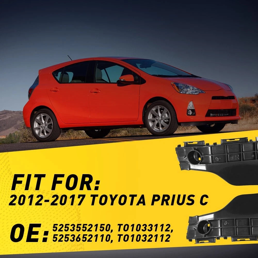 Front Bumper Retainer Set for Toyota Prius C (2012–2017)