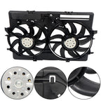 Dual Radiator Cooling Fan Assembly for Audi A5 Q3 A6 A4 Q5 (2008–2018)