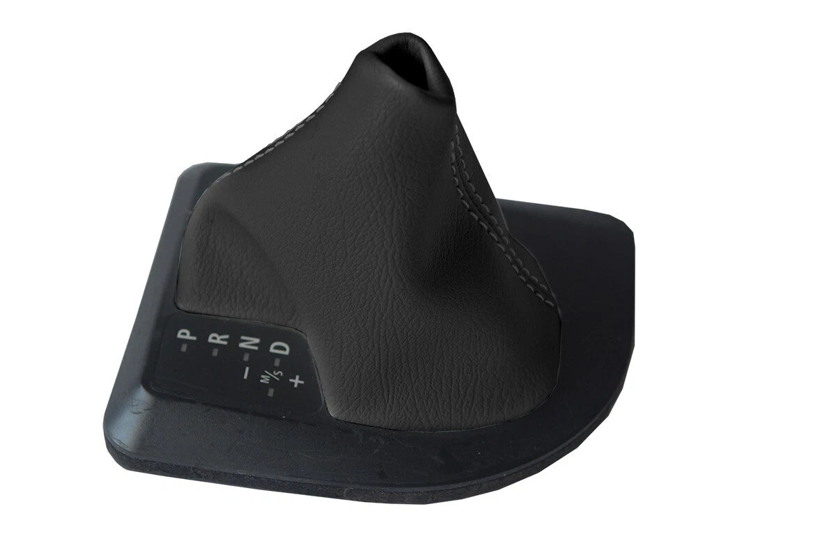 Leather Automatic Shift Boot Cover for BMW X3 (2003–2010) Black