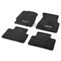 Set of 4 Fiber Nylon Black Floor Mats for Honda Civic 2-Door (1992–1995)