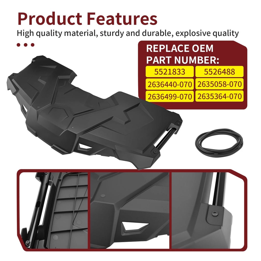 Front Storage Rack Assembly Gasket Seal for Polaris Sportsman 450 570 (2014–2024)