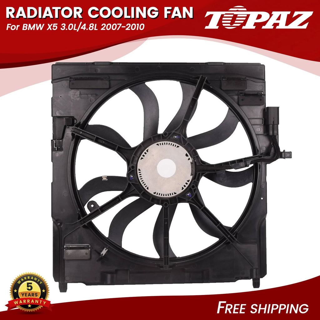 Radiator Cooling Fan Assembly for BMW X5 (2007–2010)