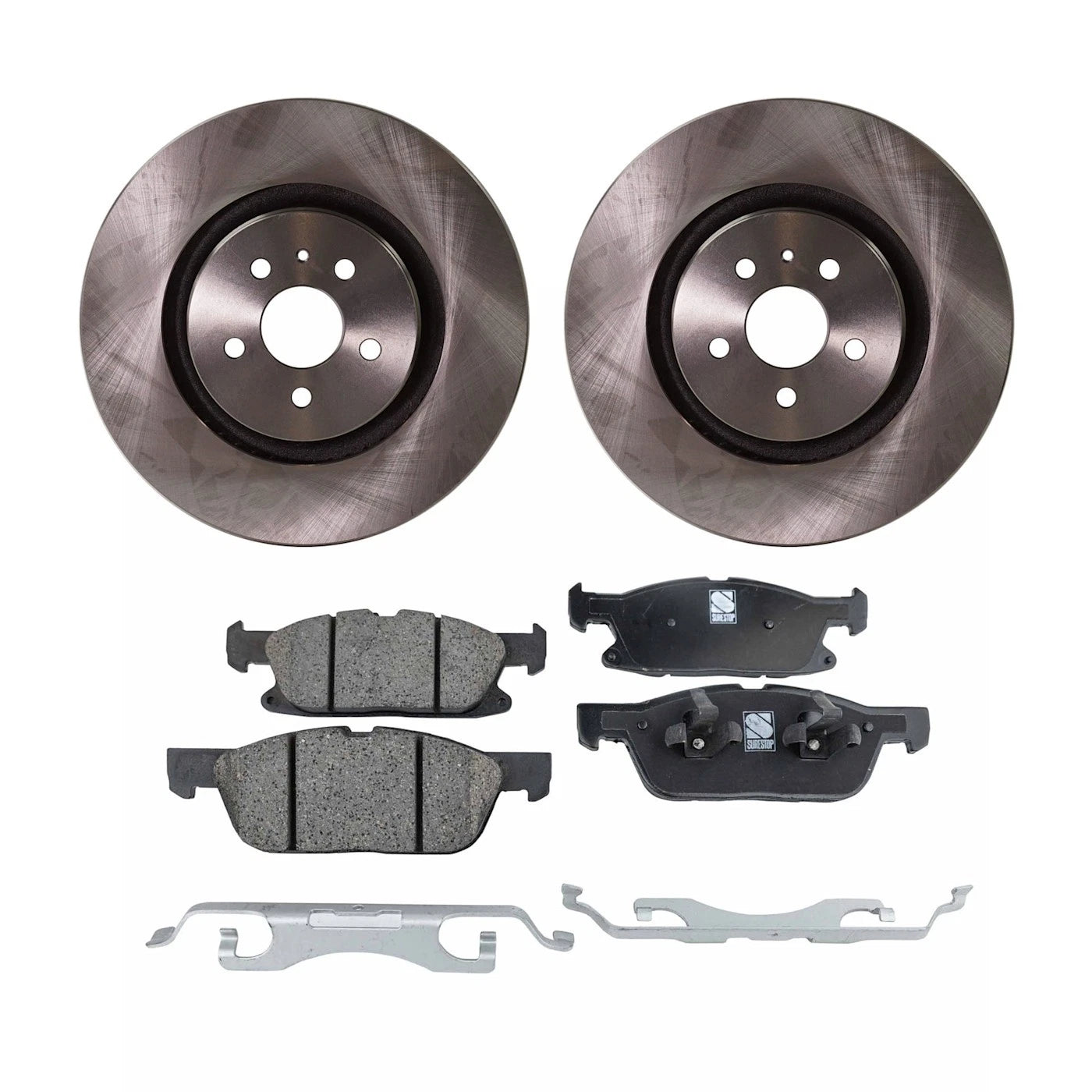 Front Brake Disc Rotors and Pads Kit for Lincoln Nautilus, Ford Edge