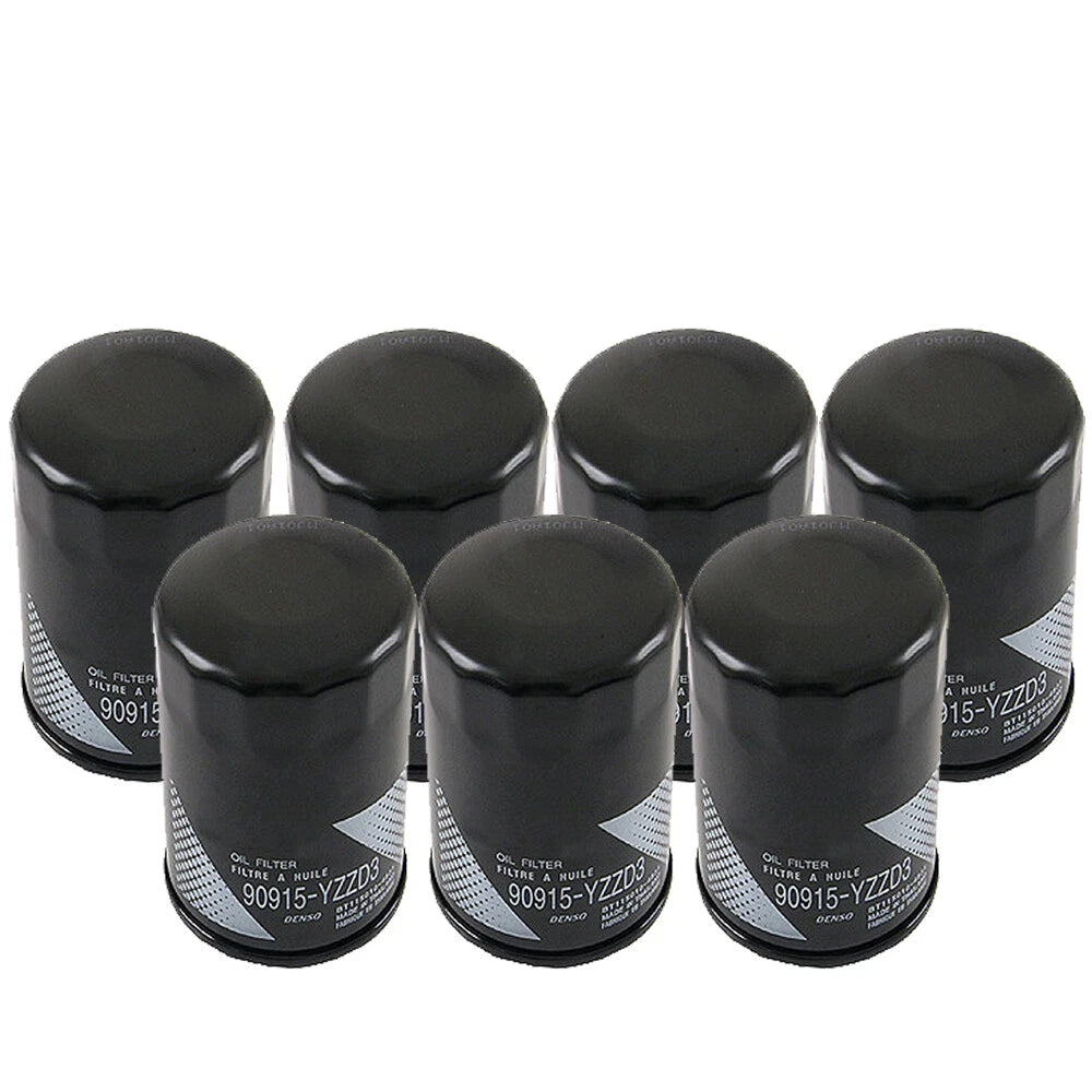 Set of 7 Engine Oil Filters for Lexus Toyota