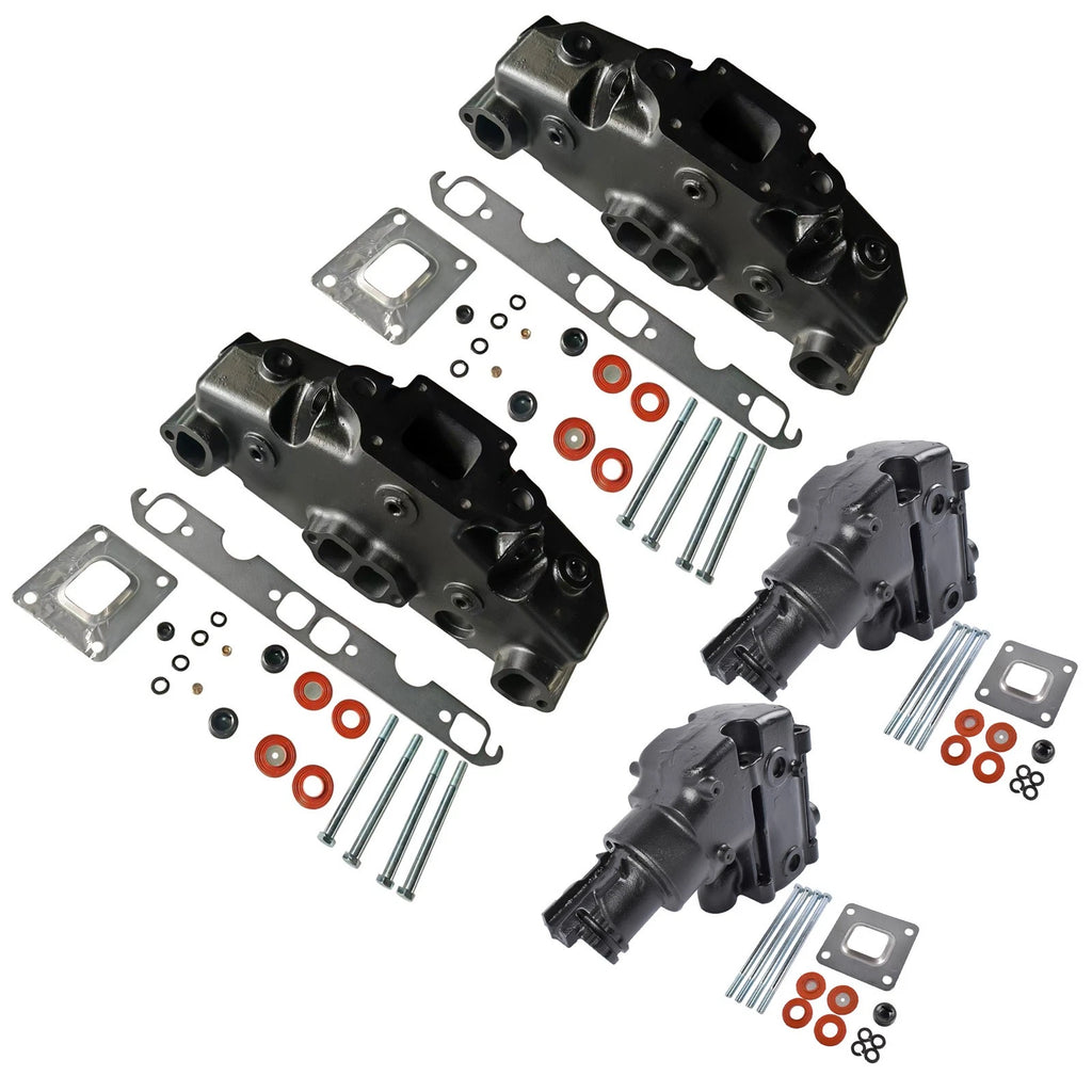 Manifold Riser Kit for Mercruiser GM 5.0/5.7L 350 305 377 383 (2002–Present) 864591T02
