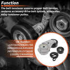 Set of 1 Drive Belt Tensioner Kit for Chevy Trailblazer 4.2L L6 (2002–2009) 12573024
