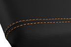 Leather Console Lid Armrest Cover for Nissan Maxima (2016–2021) Orange Stitch