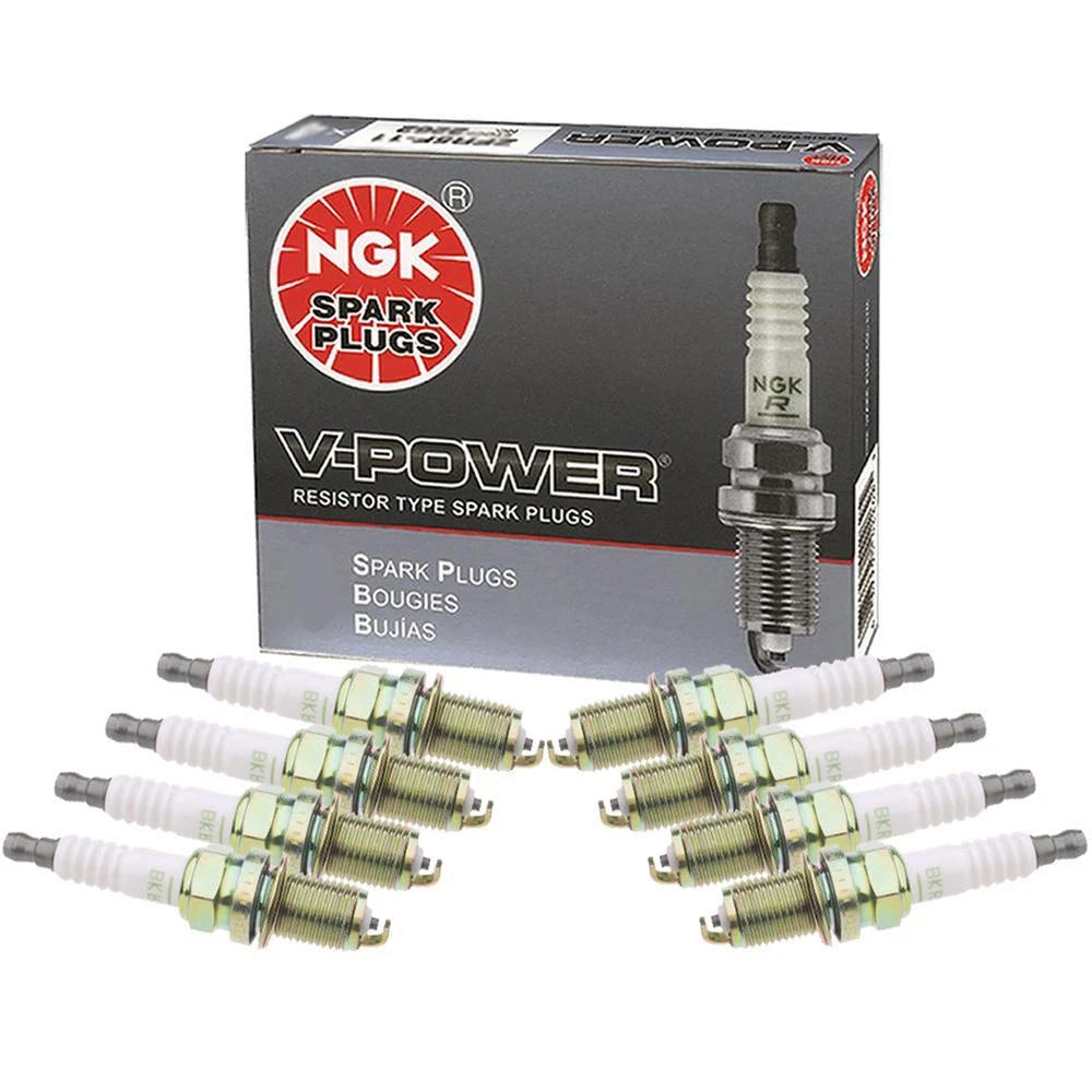 Set of 8 NGK Nickel V-Power Spark Plugs for Audi BMW Land Rover Porsche VW Volvo V8