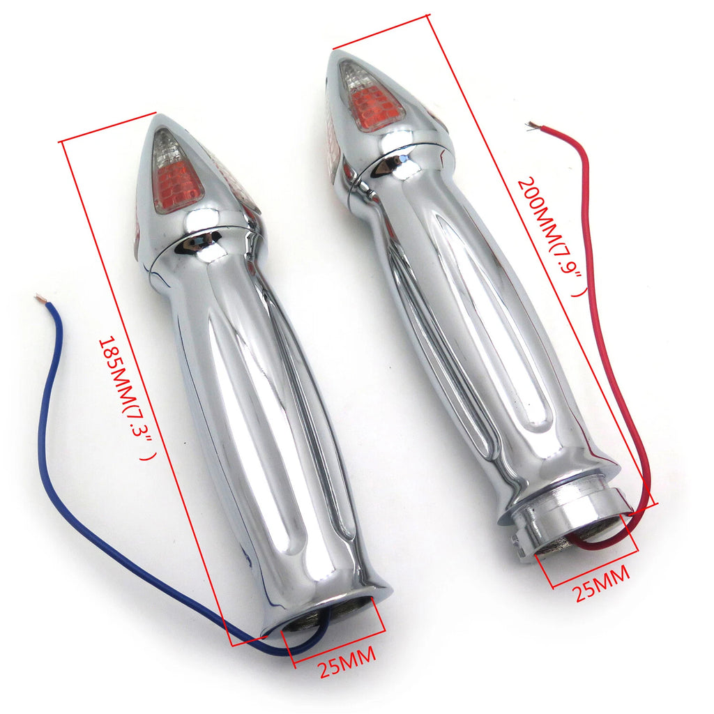 Hand Grips with Turn Signal for Harley Road King/Dyna/Sportster (1990–2023)
