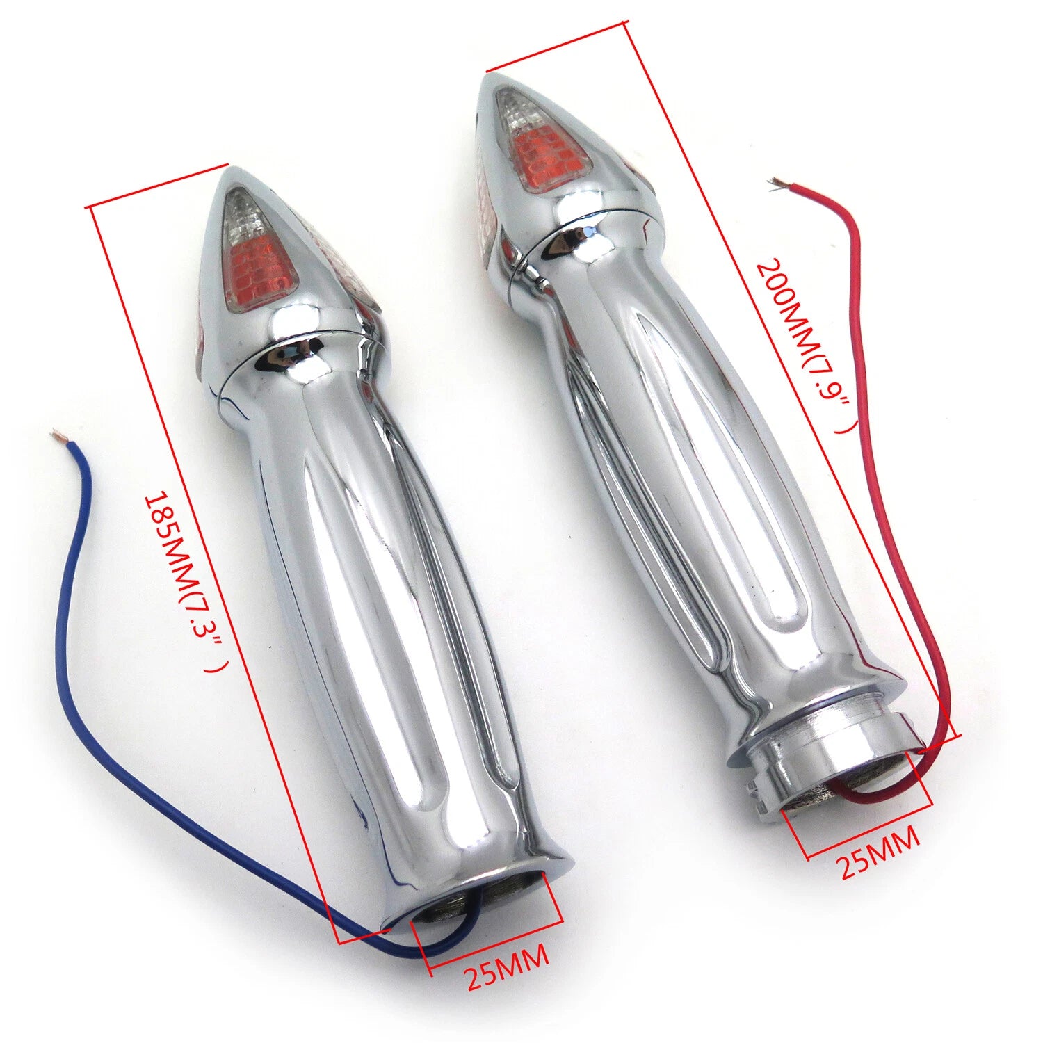 Hand Grips with Turn Signal for Harley Road King/Dyna/Sportster (1990–2023)