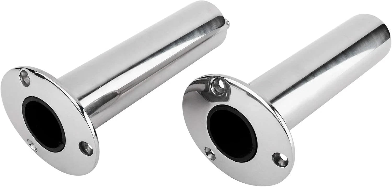 4 Pack Fishing Rod Holders for Boat (90 Degree, Stainless Steel 316)
