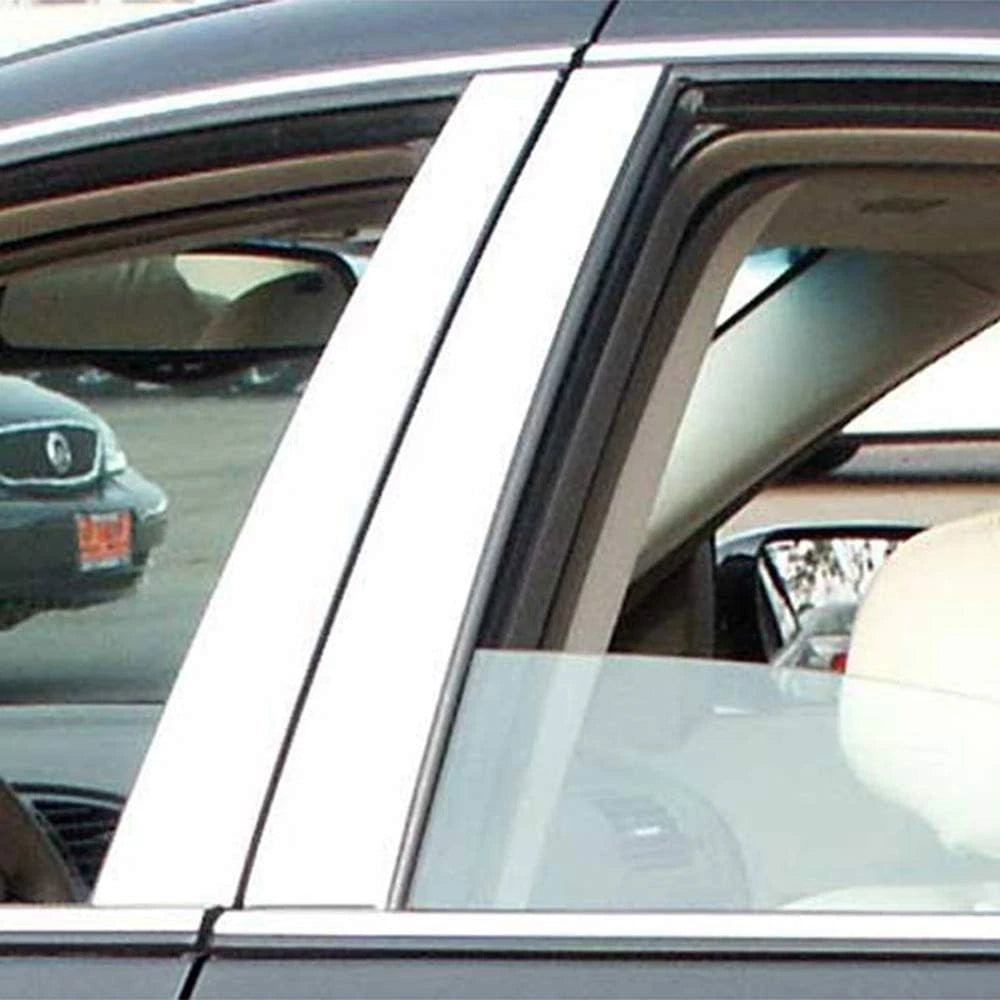 Luxury FX Chrome Pillar Post Set 4pc for Lincoln LS (2000–2008)