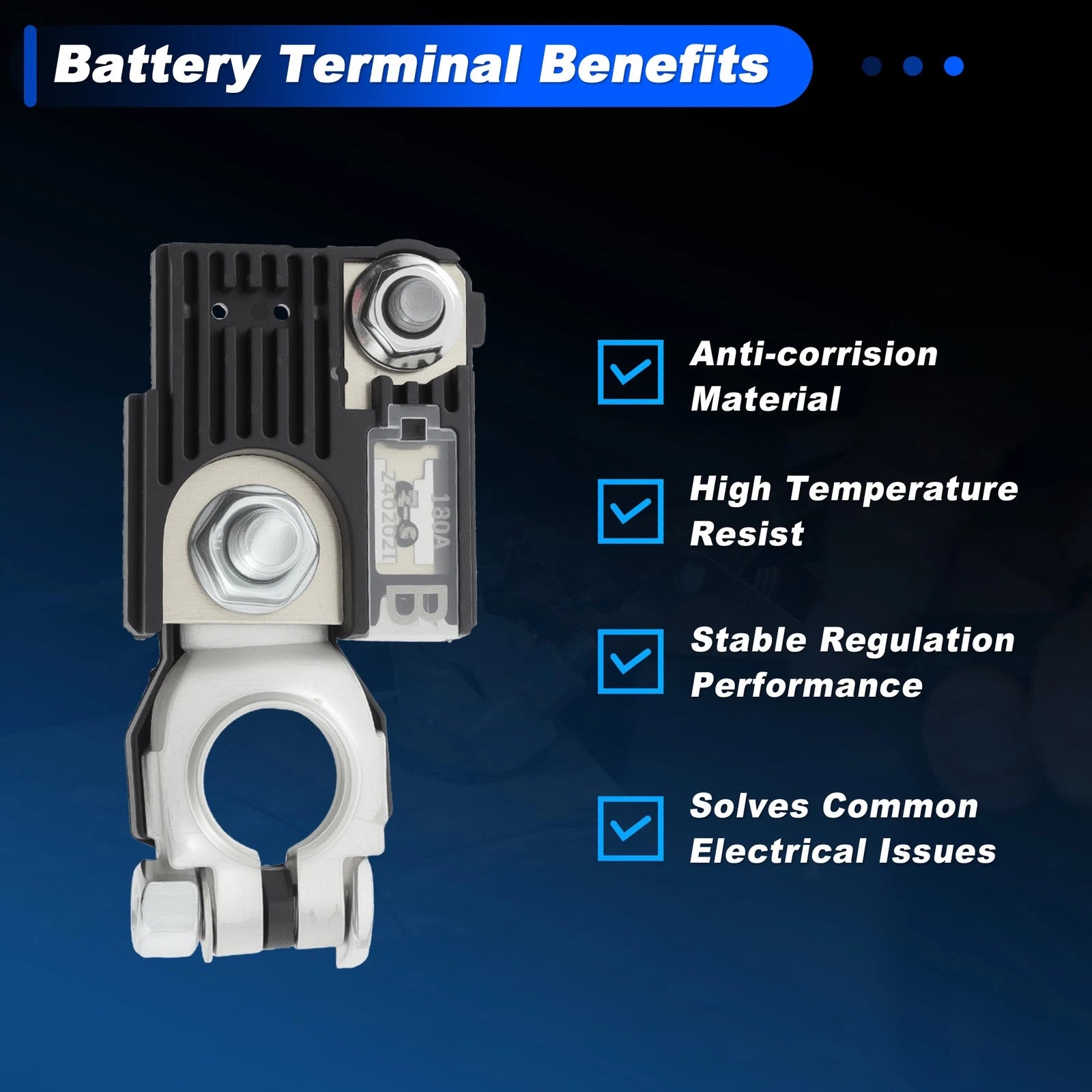 180A Battery Fuse with Positive Terminal for Hyundai Sonata Elantra Tucson (2011–2023)