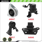 4X Engine Motor Mount & Trans for Mitsubishi Lancer (2002–2007)