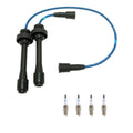 NGK Wire Set & 4 Racing Spark Plugs for Mazda Miata Protege (1990–2005)