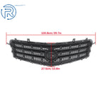 Mesh Upper Grille for Cadillac ATS (2013-2014) Dark Gray Matte Frame
