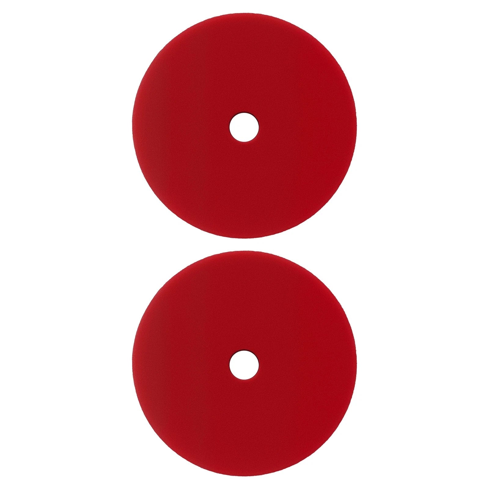 2 Pack Red Foam Buffing Pads 6 Inch for 5" Backing Plate