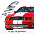 Stainless Chrome Billet Grille Insert for Ford Shelby GT500 (2007-2009)