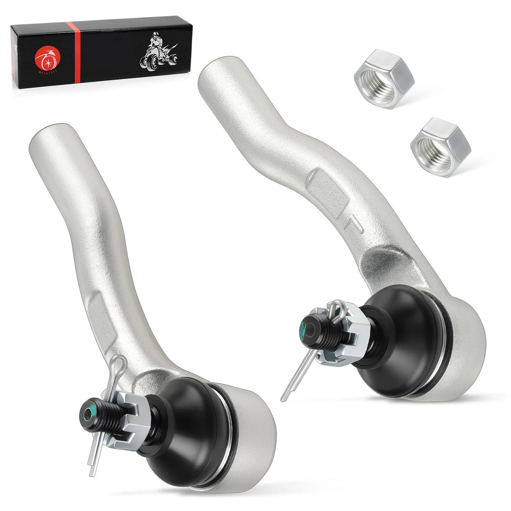 Set of 2 Outer Tie Rod Ends & Nuts for Honda Pioneer 1000 1000-5 (2016–2021)