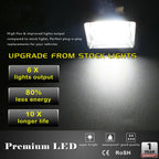 3W White LED License Plate Light Kit for Ford F-150 (2015–Present)