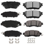 Set of 4 Ceramic Brake Pads for Nissan Altima (2021–2022)