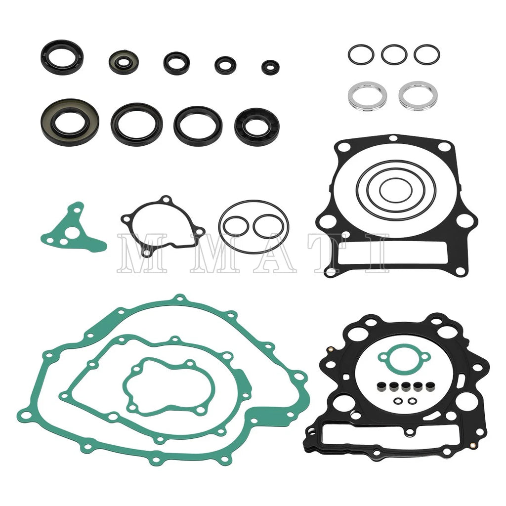 Complete Gasket Set & Oil Seal Kit for Yamaha Rhino Grizzly 660 (2002–2008)