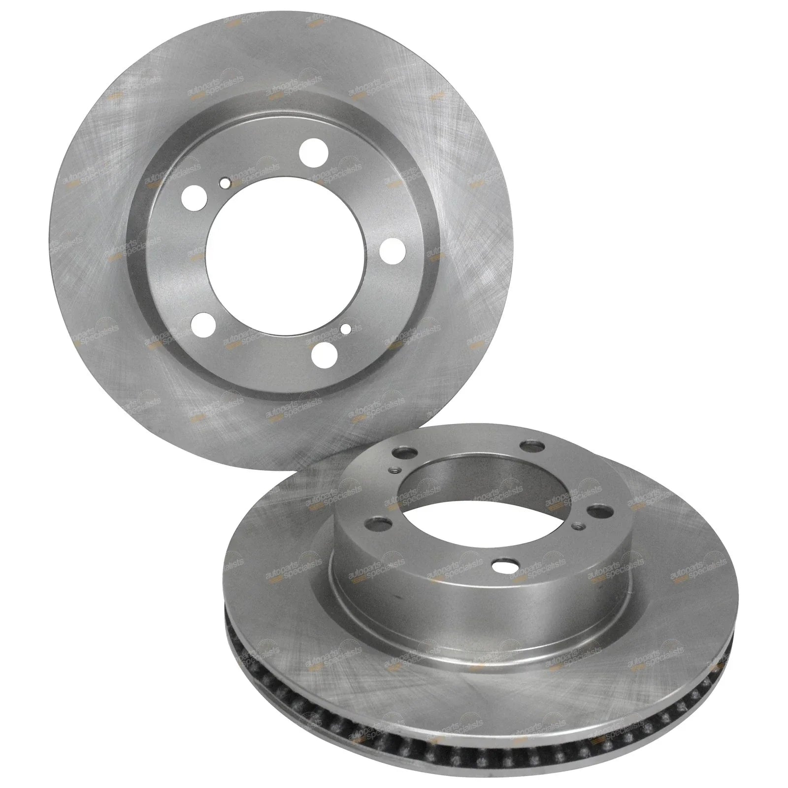 2 x Front Disc Brake Rotors for Toyota Landcruiser URJ202 UZJ200 (2007–2015)