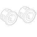 Set of 2 Front Parking Aid Sensor Housings for Toyota Lexus