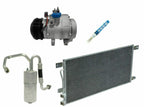 AC Compressor Kit With Condenser Replacement for Ford F-550 Super Duty (2009–2010)