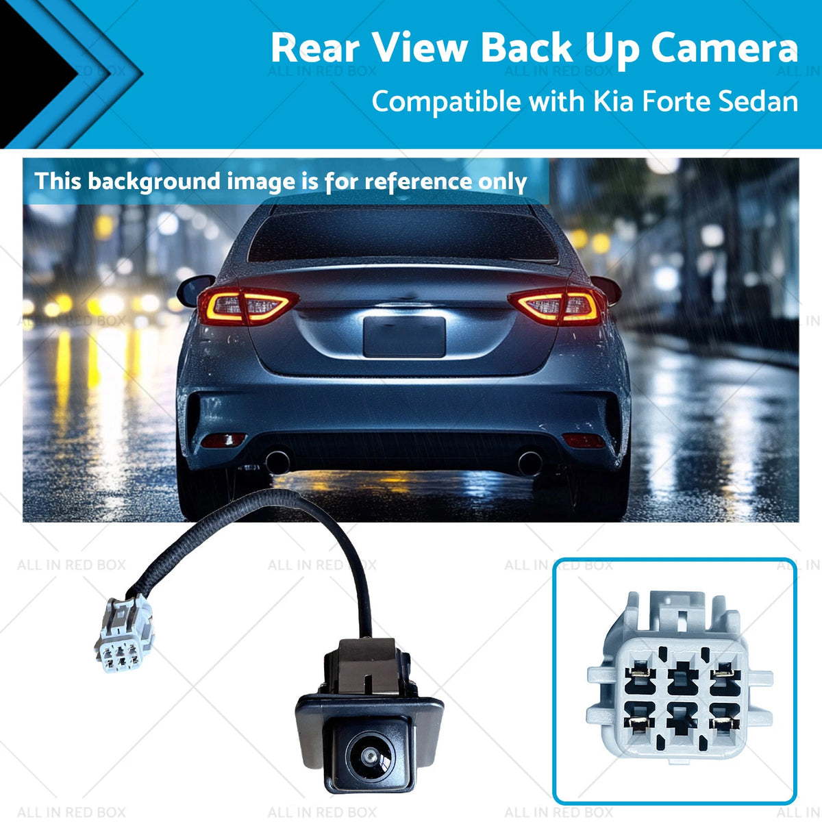 Rear View Backup Camera for Kia Forte Sedan (2014–2016) 95760-A7000