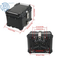 45L Waterproof Black Motorcycle Top Case for Scooter