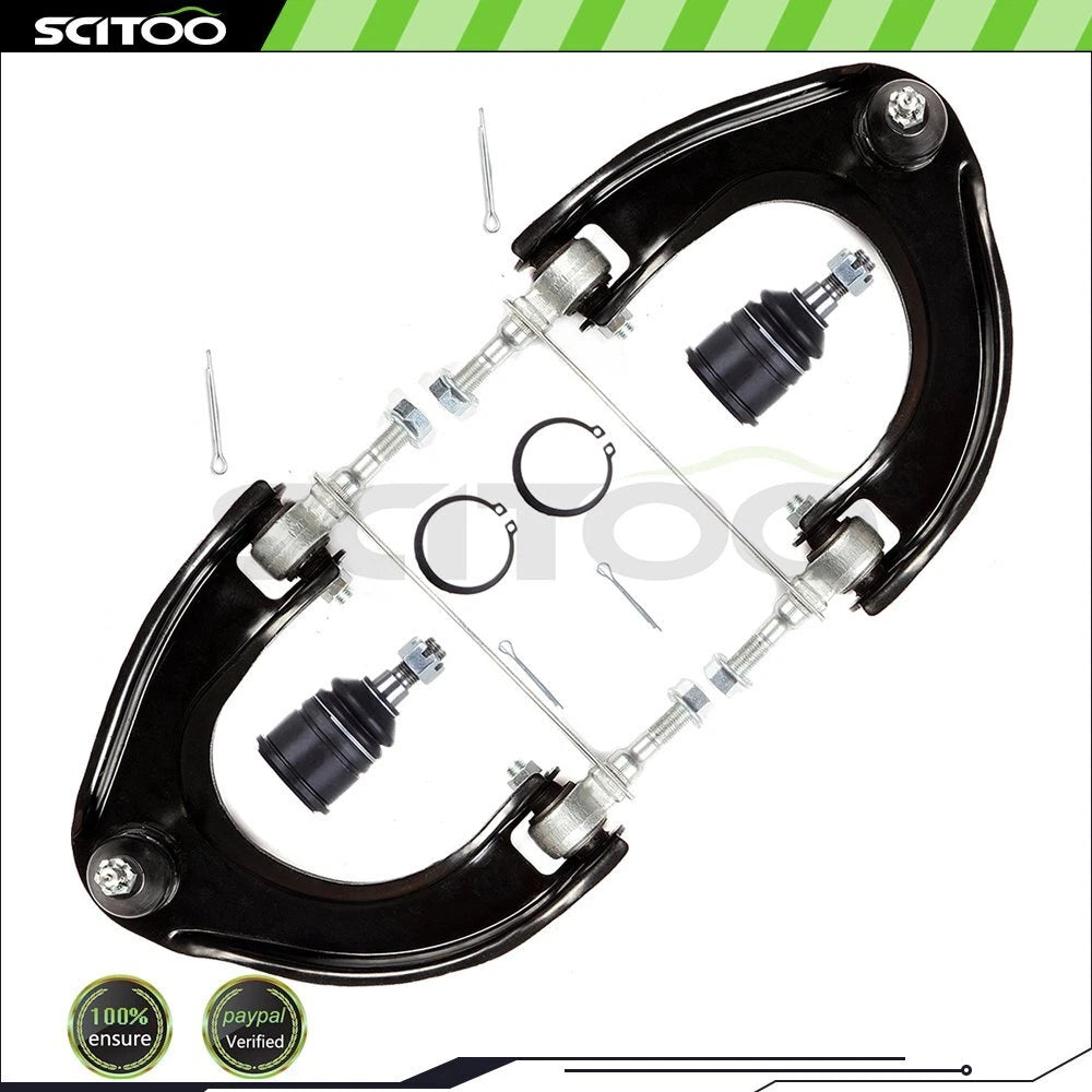 Set of 4 Front Lower Control Arms and Ball Joints for Honda Civic CRX (1988–1991)