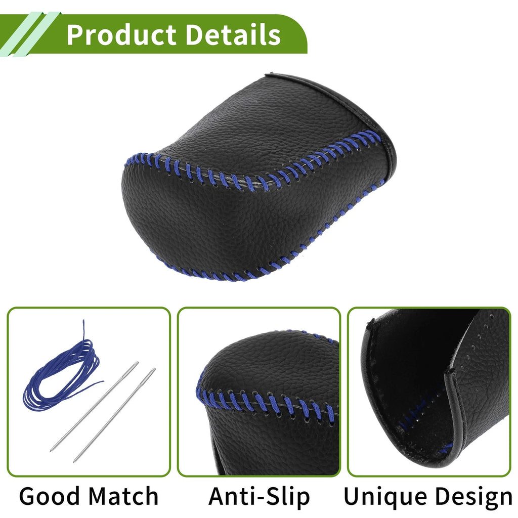 1 Pc Gear Shift Knob Cover for Lexus NX300 (2014–2021) Pebbled Black Blue