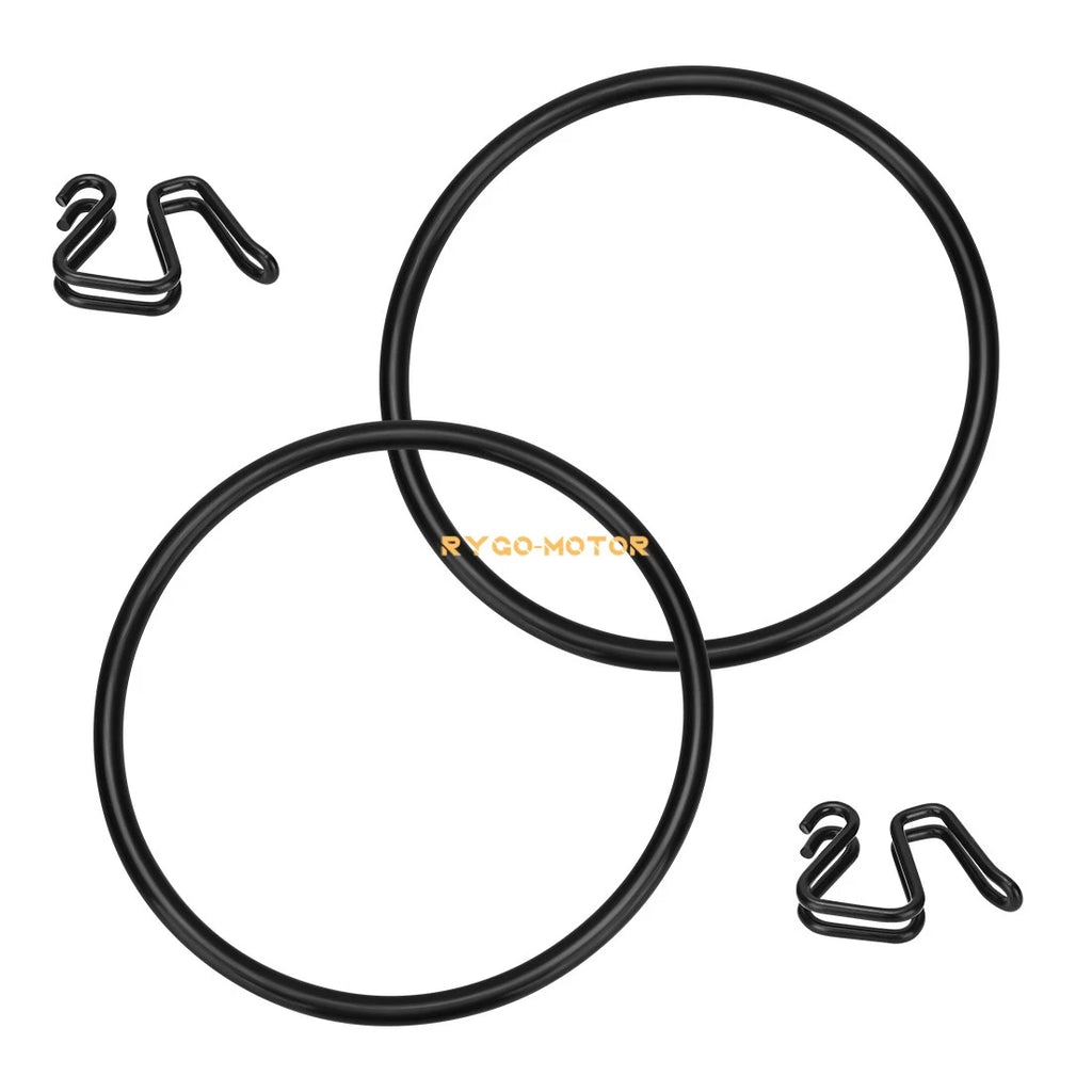 Set of 4 Front Number Plate Mount Clips for Honda Z50 Z50R (1979–1987)