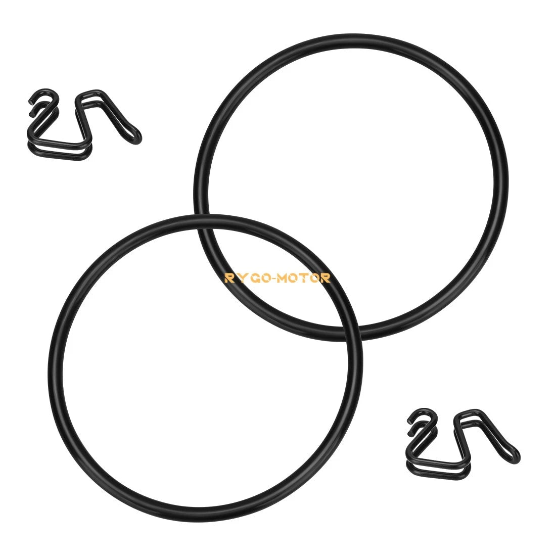 Set of 4 Front Number Plate Mount Clips for Honda Z50 Z50R (1979–1987)