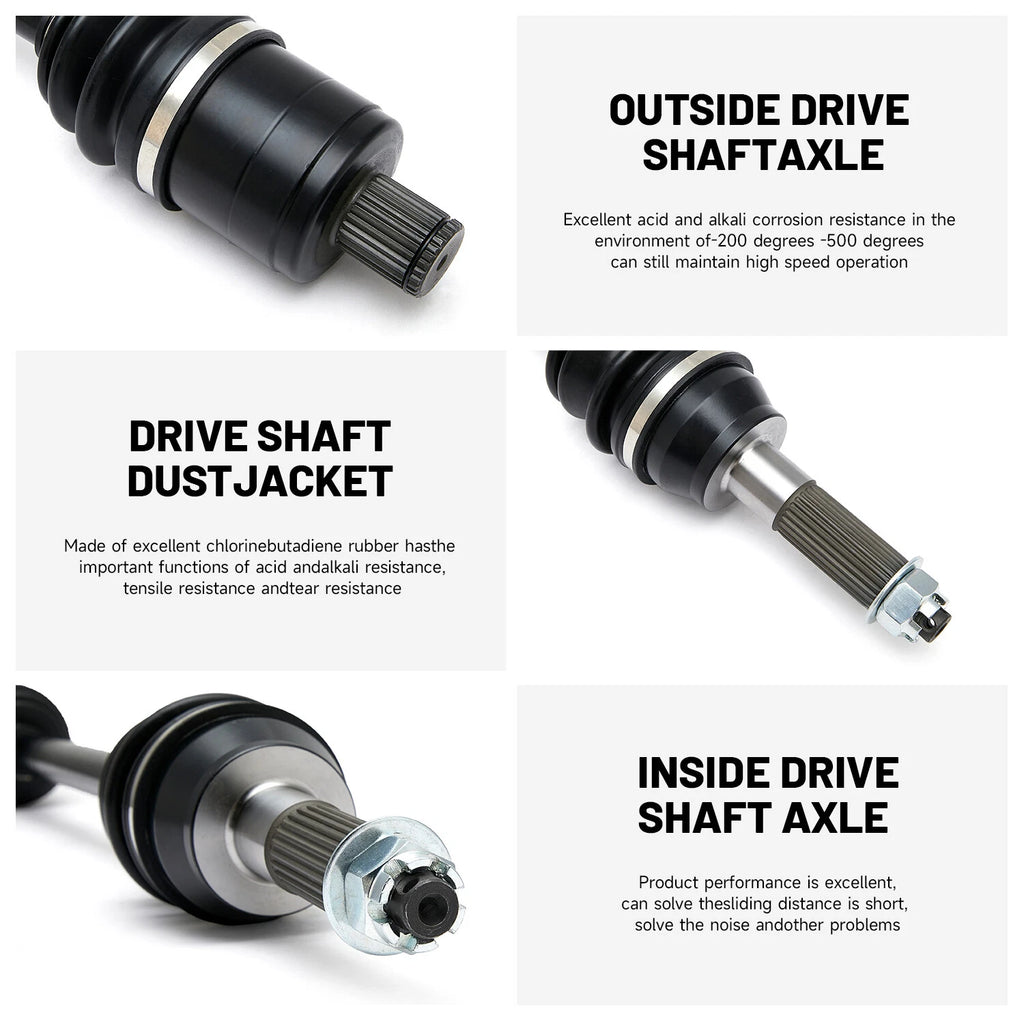 2X Rear LH & RH CV Axle Drive Shaft for Polaris Ranger XP Crew 900 1000