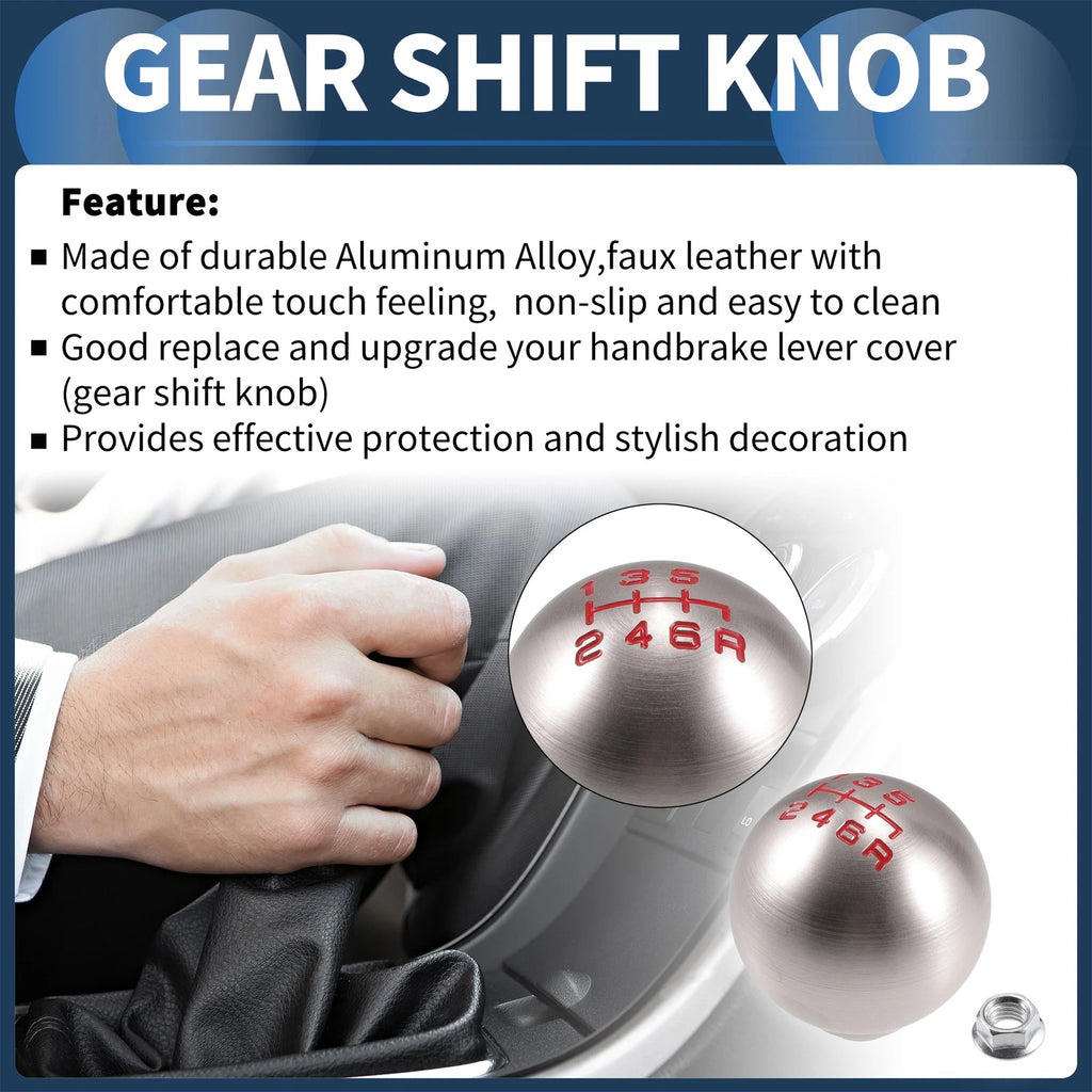 Set of 1 Aluminum Alloy 6 Speed Manual Shift Knob for Honda Accord (1990–1997)