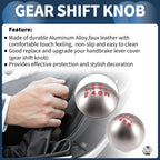 Set of 1 Aluminum Alloy 6 Speed Manual Shift Knob for Honda Accord (1990–1997)